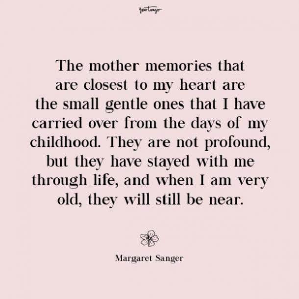 Margaret Sanger missing mom quote